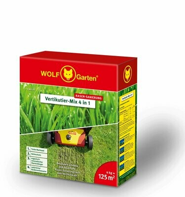 WOLF-GARTEN | Nachsaat und Dünger Vertikutier-Mix 125 D/A 4-in-1