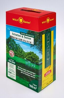 WOLF-GARTEN | Premium-Rasen »Schatten & Sonne« LP 100