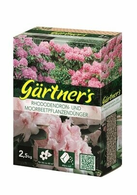 GÄRTNERS | Rhododendron- und Moorbeetpflanzendünger | 2,5 kg