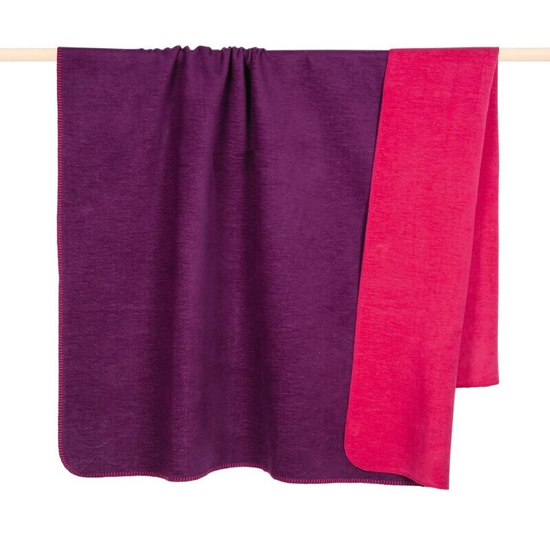 PAD Wende-Decke "Hobart", violet