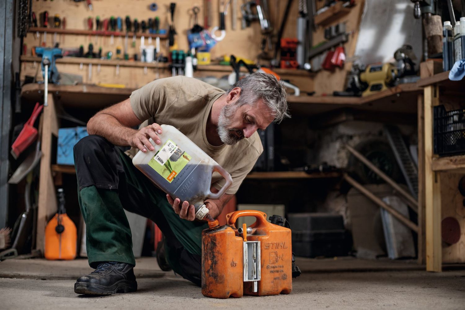 STIHL Kraftstoffgemisch MotoMix, 2 x 55 Liter-Fässer