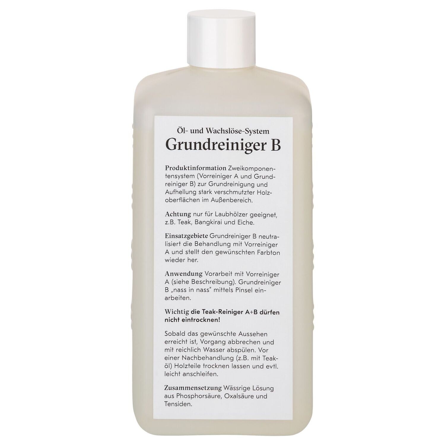 WEISHÄUPL | Teakholz-Grundreiniger B, 500 ml