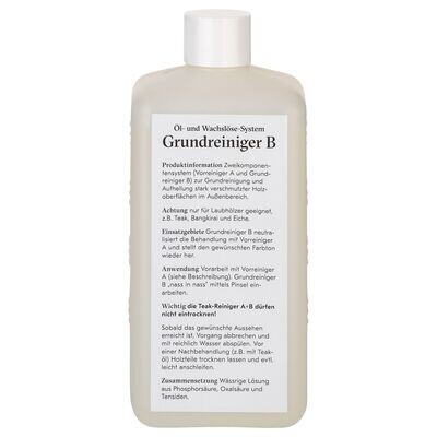WEISHÄUPL | Teakholz-Grundreiniger B, 500 ml