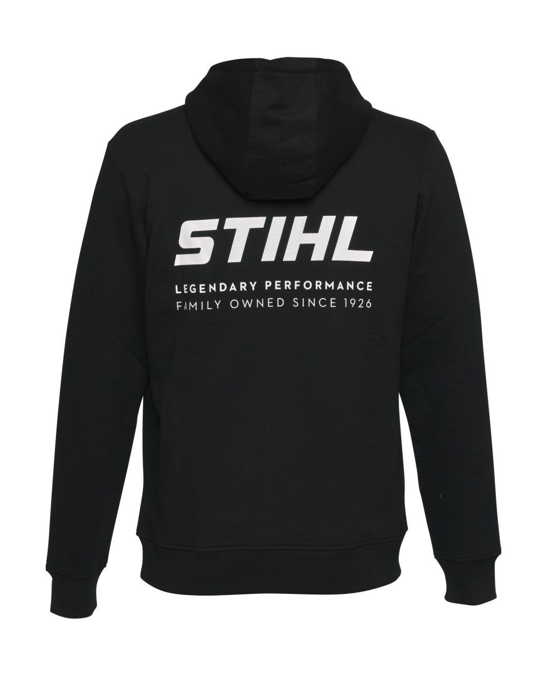 STIHL Hoodie BLACK (mit STIHL-Logo auf dem Rücken)
