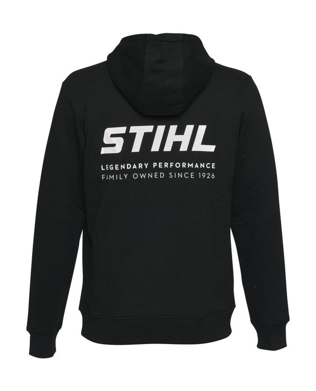 STIHL Hoodie BLACK (mit STIHL-Logo auf dem Rücken)