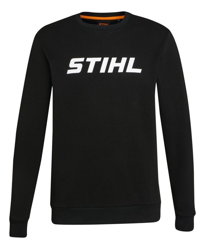 STIHL Sweatshirt SCHWARZ/WEISS (mit STIHL-Logo, vorne)