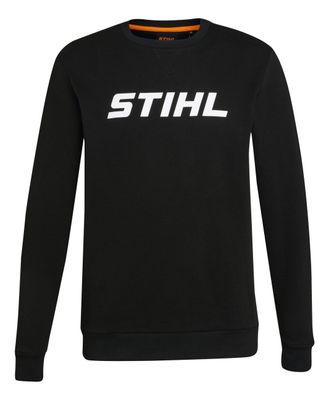 STIHL Sweatshirt SCHWARZ/WEISS (mit STIHL-Logo, vorne)