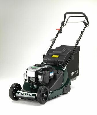 Hayter Harrier 41cm Variable Speed Petrol Roller Rotary Mower with Electric Start (376)