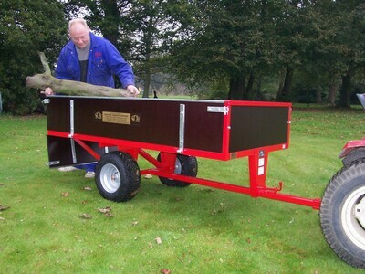 SCH GWTS15 15cwt Timber Tipping Trailer