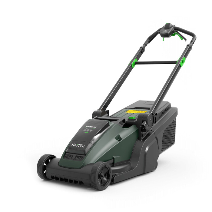 Hayter Hawk 43cm Cordless Roller Propelled Mower - including Battery & Charger (555)