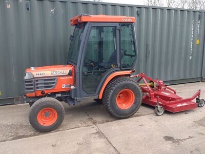 Kubota B2400 Compact Tractor with Rear-mounted 1.8 Metre Finishing Mower - NOW SOLD