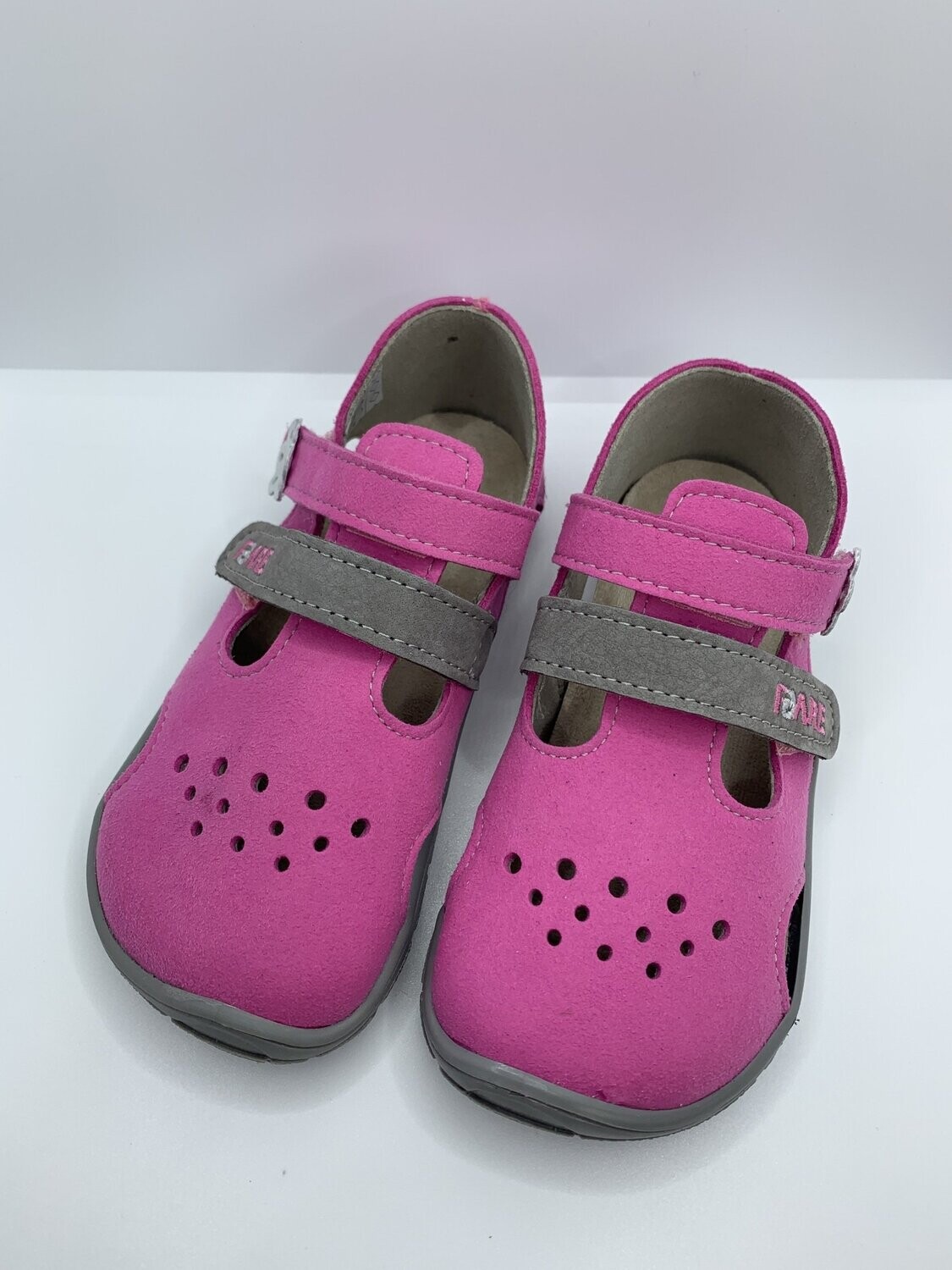 Fare Bare Sandale Pink Grau
