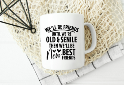 We&#39;ll be friends.....