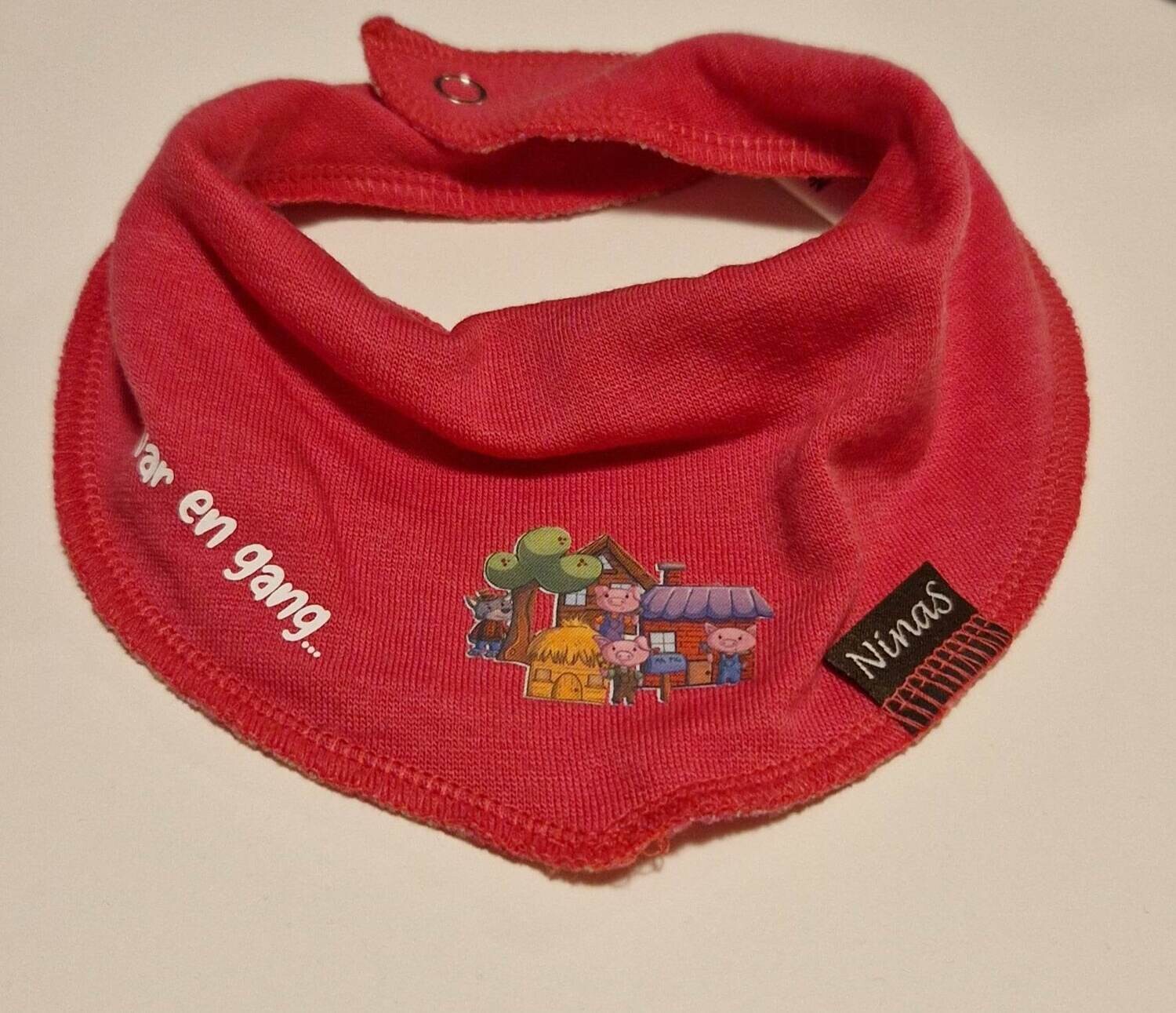 De tre små griser siklesmekke (flere valg), Farge: Mørk rosa