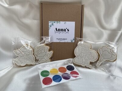 Paint Your Own Wedding Cookies