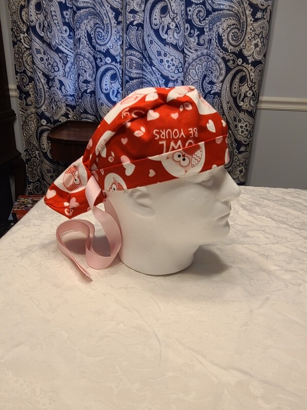Owl Valentine Ponytail