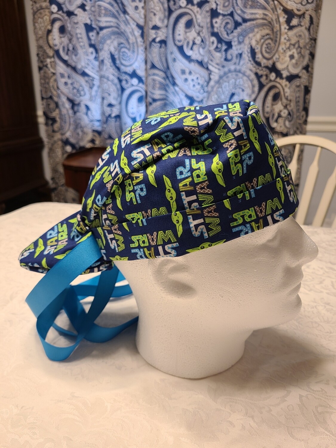 Blue Star Wars Ponytail