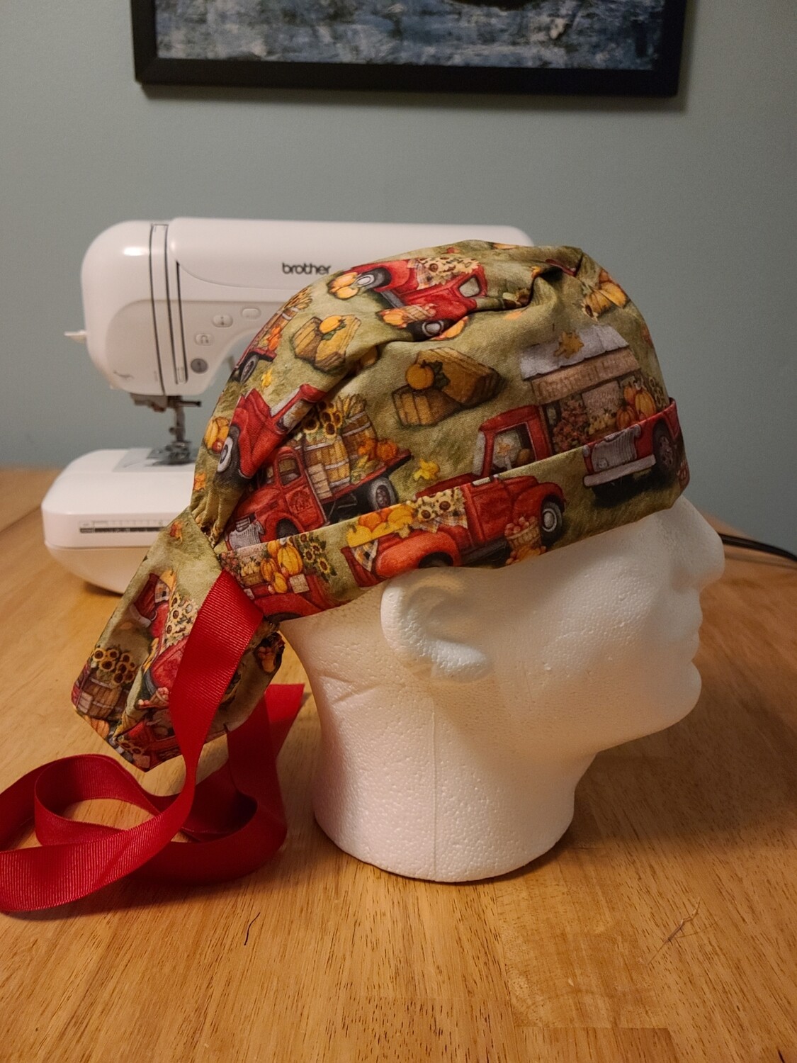 Fall Truck Ponytail
