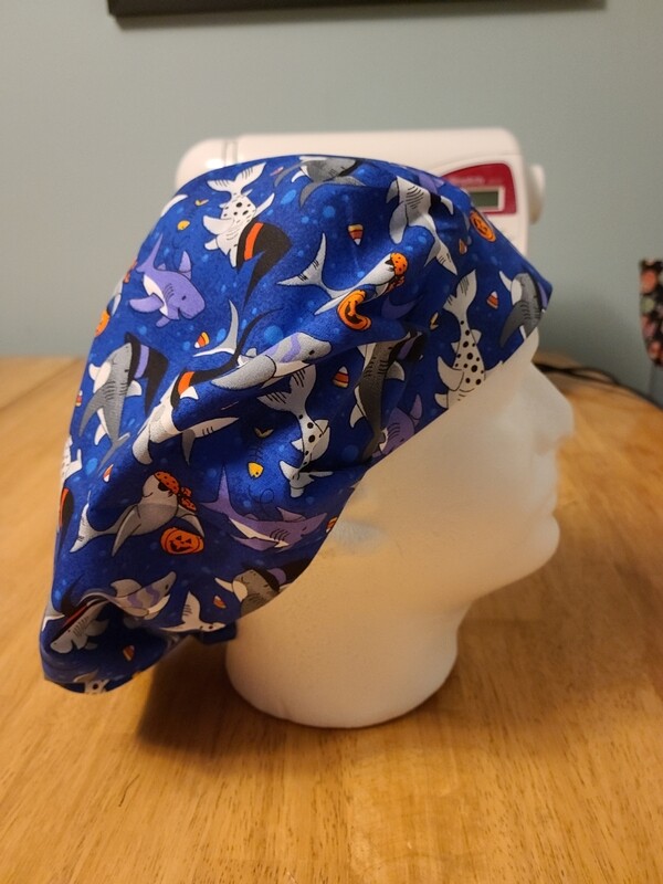 Shark Halloween Bouffant