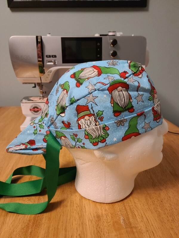 Red/Green Xmas Gnomes Ponytail