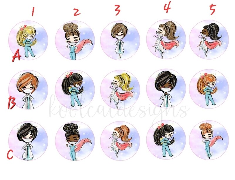 Hero Scrubs Bottle Cap Topper