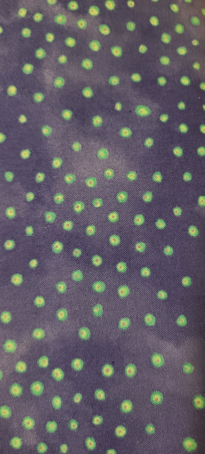 Blue w. Teal Dots