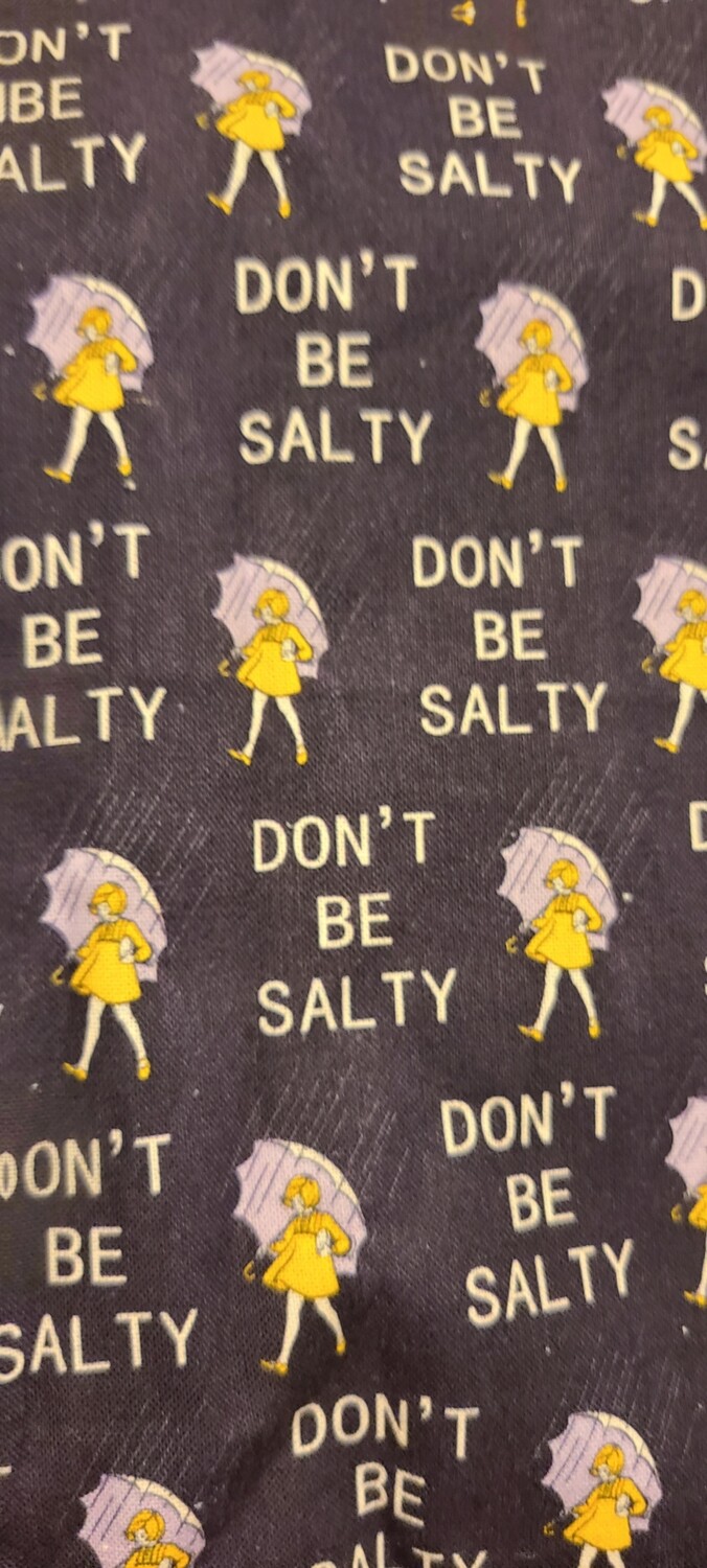 Don&#39;t be salty