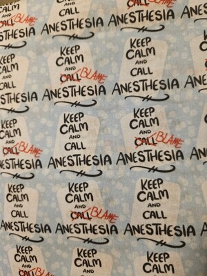Blame Anesthesia