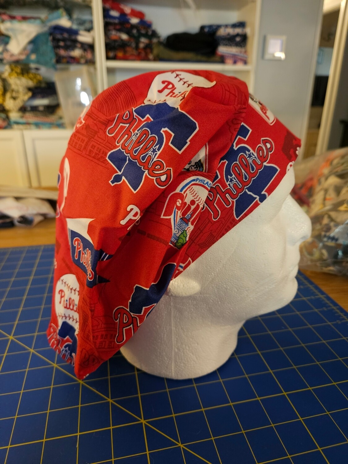 Red Phillies Bouffant