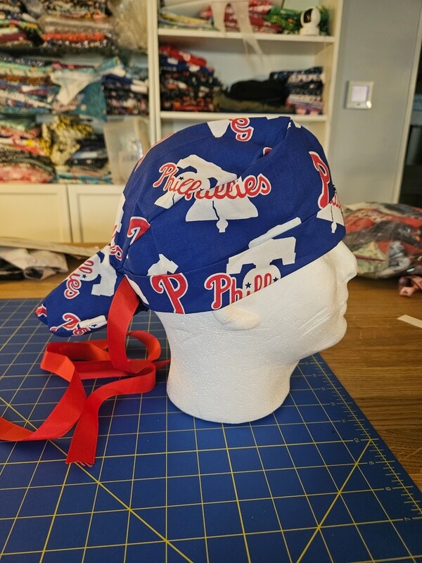 Blue Phillies Ponytail