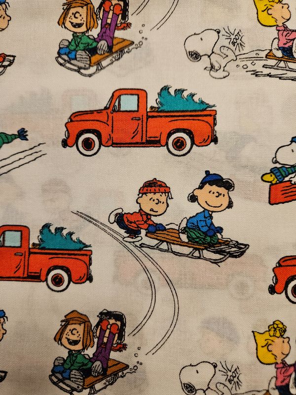Peanuts Sledding