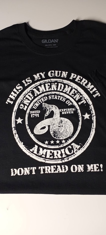 THIS IS MY GUN PERMIT Second Amendment T-SHIRT