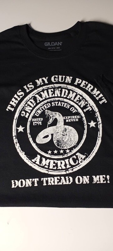 THIS IS MY GUN PERMIT Second Amendment T-SHIRT