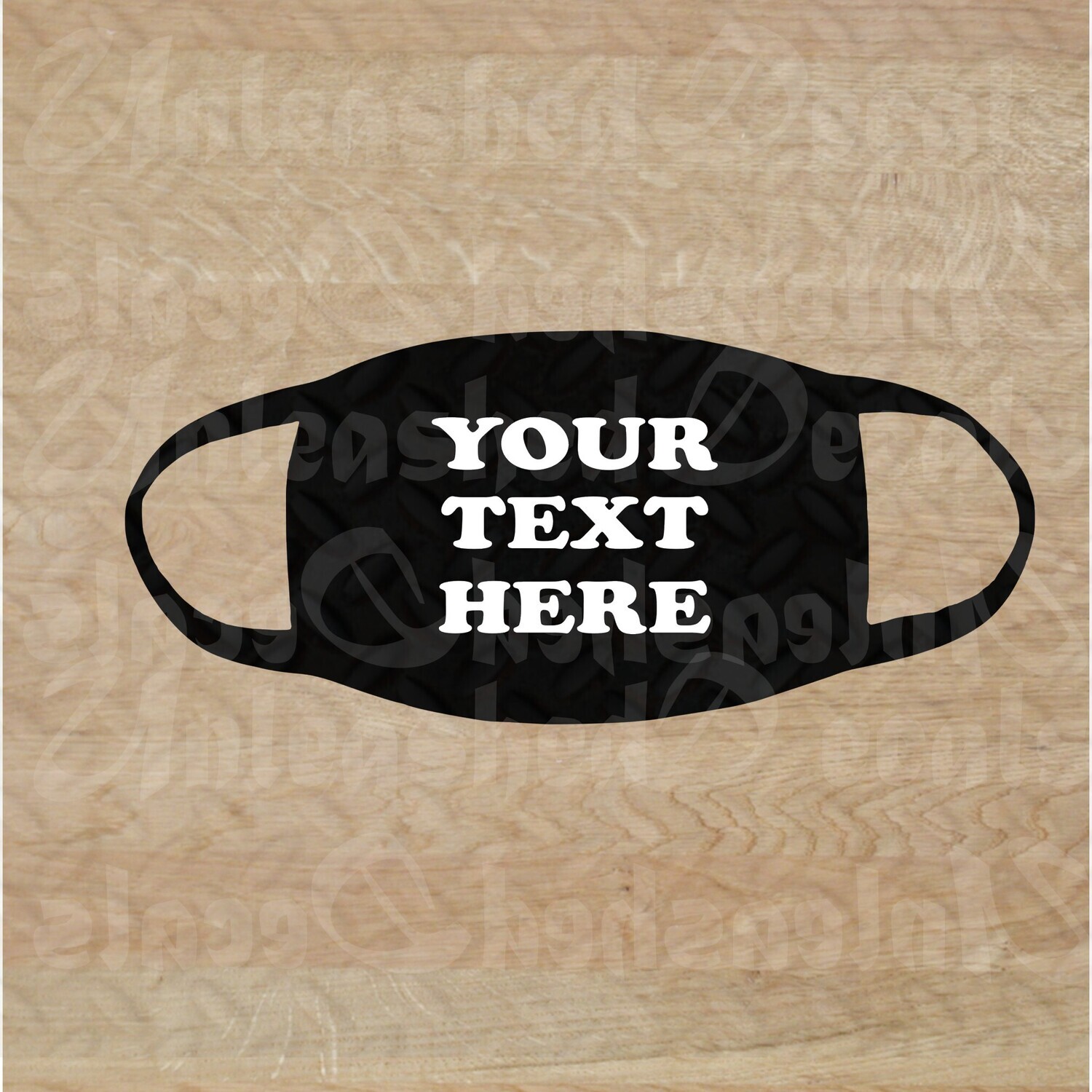 YOUR TEXT HERE (BLANK MASK)