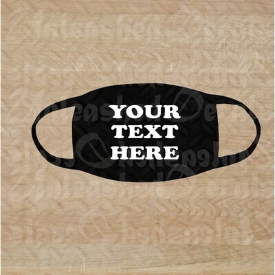 YOUR TEXT HERE (BLANK MASK)
