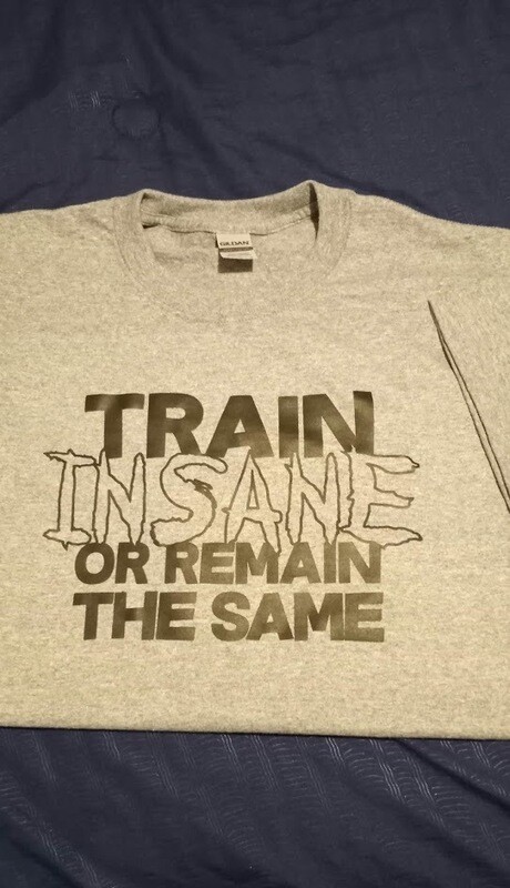 Train Insane or Remain the same T-shirt