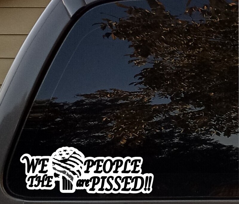 We The People are Pissed!!  Punisher Sticker (3pc) Bundle
