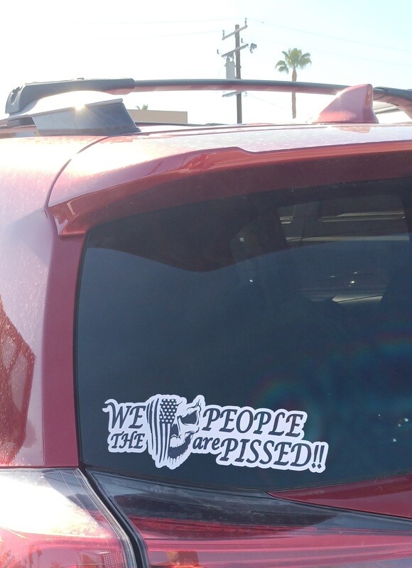 We The People are Pissed!! Infidel Flag Sticker Bundle. (3) pcs