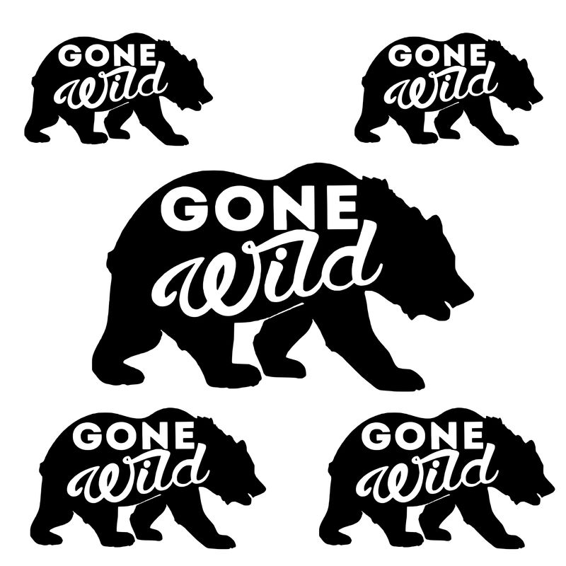 Gone Wild Bear 5pc set