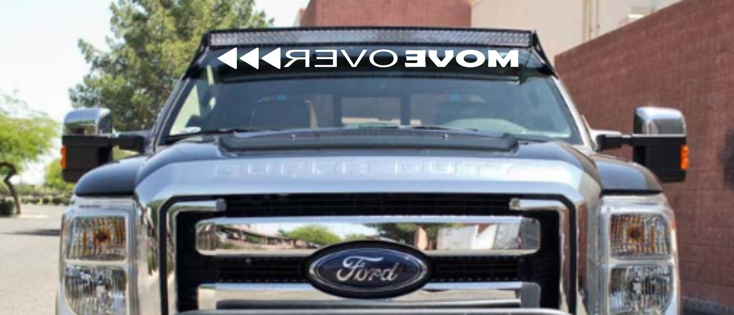 Move Over Decal Car or Truck Sticker