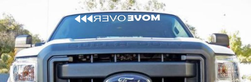 Move Over Decal Car or Truck Sticker