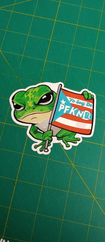 Yo Soy De PFKNR 3inch Vinyl Stickers 4pc set