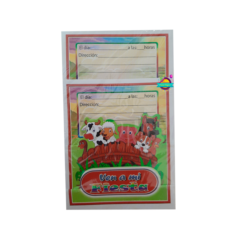 Invitaciones Personajes Varios
