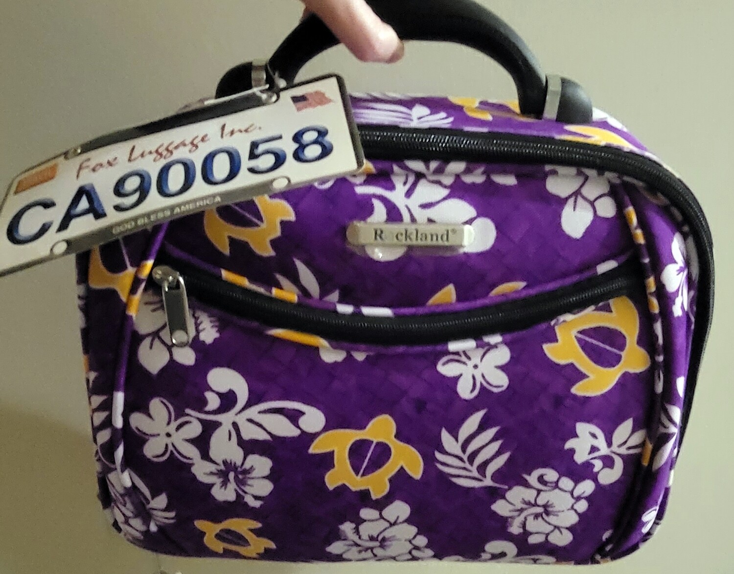 Luggage Makeup Travel Bag w/Strap