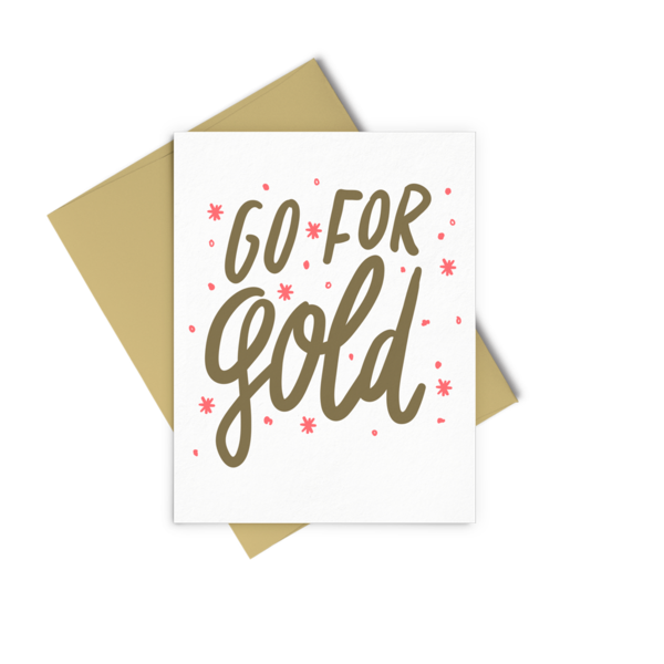 Go For Gold Card