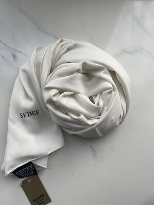 Cream Medina Silk Hijab