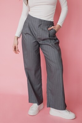 Pantalon large à rayures Tiziana