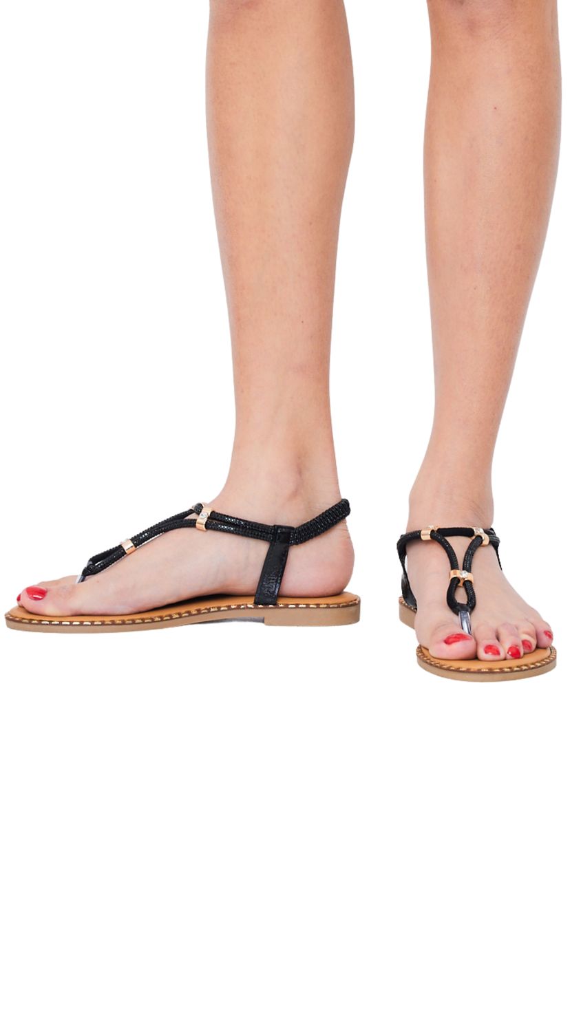 Sandales noir Lory