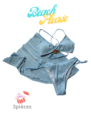 Maillot de bain 3 pièces Sky