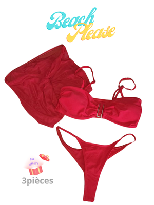 Maillot de bain 3 pièces Ruby